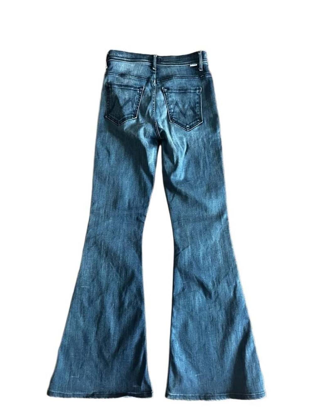MOTHER The Super Cruiser Flare Jeans Dreamy Dark Wash Size 25 - Picture 8 of 15
